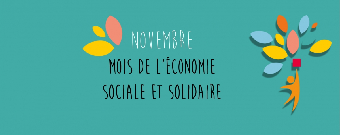 Dessin stylisé d'un bonhomme portant des feuilles d'arbre de couleur à bout de bras