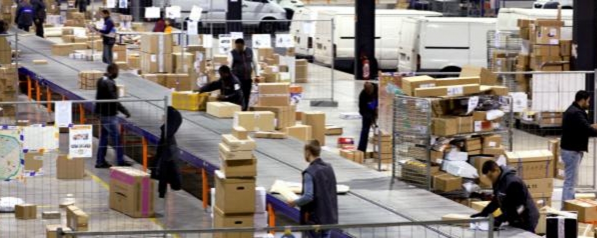 Photo d'une plateforme colis