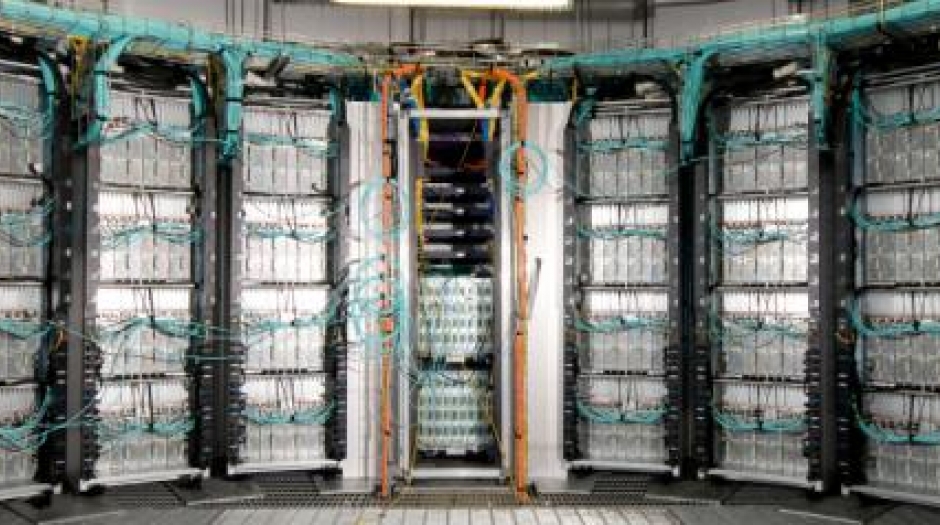Photo d'une salle de serveurs